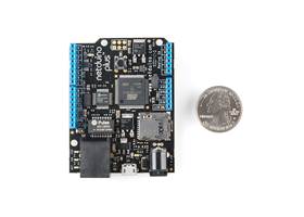 Netduino-Size next to a quarter